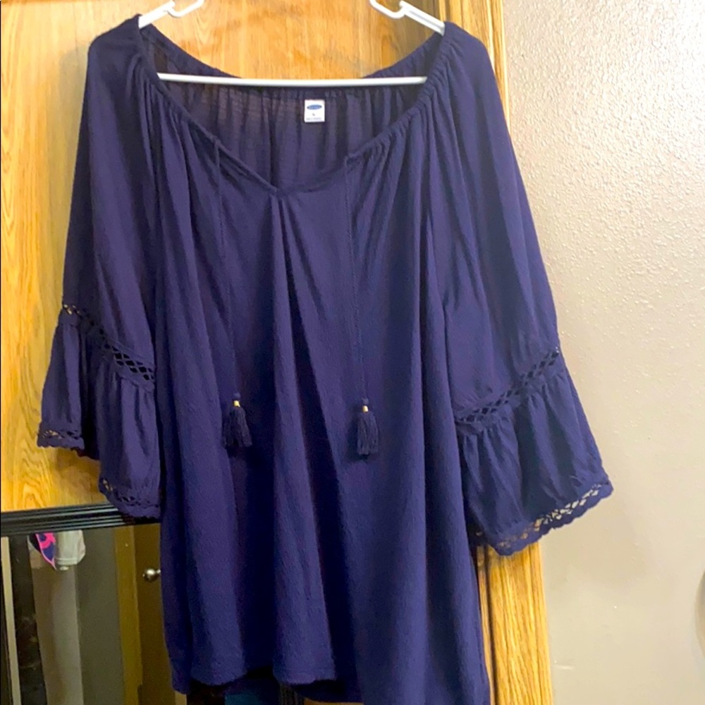 Old Navy Peasant Top, size XL